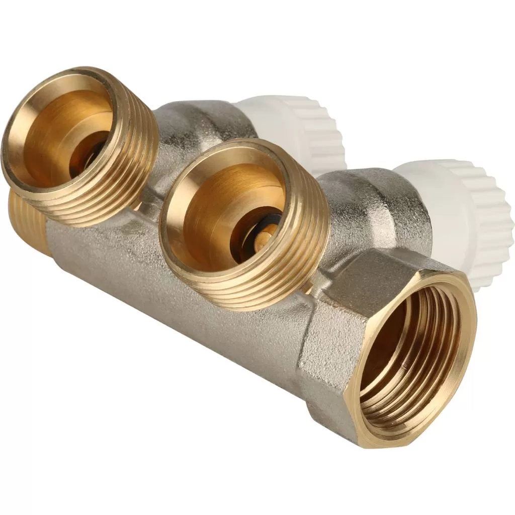Коллектор STOUT распределительный 3/4", 2 отвода 3/4"ЕК (SMB 6851 343402)