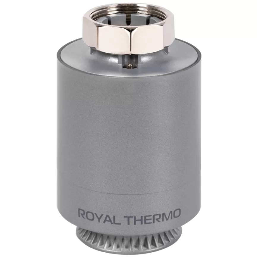 Термостат радиаторный электронный Royal Thermo Smart Heat, серебристый (RTE77.001S)