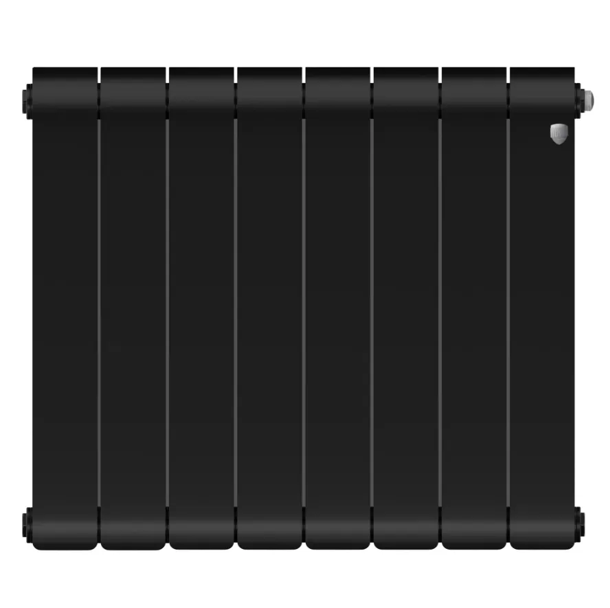 Радиатор биметаллический Royal Thermo Infinity 300 Noir Sable 8 секций, боковое подключение