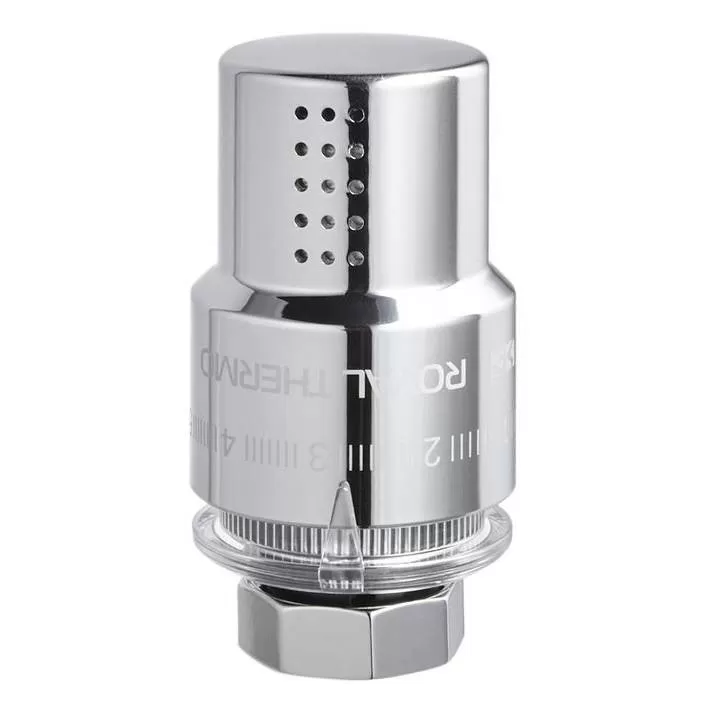 Термоголовка жидкостная Royal Thermo Design М30х1,5 (хром) (RTO07.0010) Термоголовка жидкостная Royal Thermo Design М30х1,5 (хром) (RTO07.0010)
