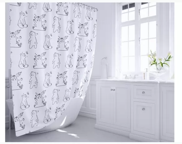 Шторка для ванной Fixsen Teddy Wash (FX-1505) Шторка для ванной Fixsen Teddy Wash (FX-1505)