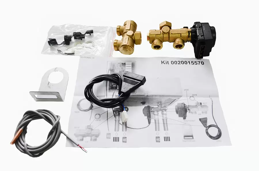 Комплект 3-х  ходового клапана Protherm FUGAS для соединения котла с бойлером (0010027587)