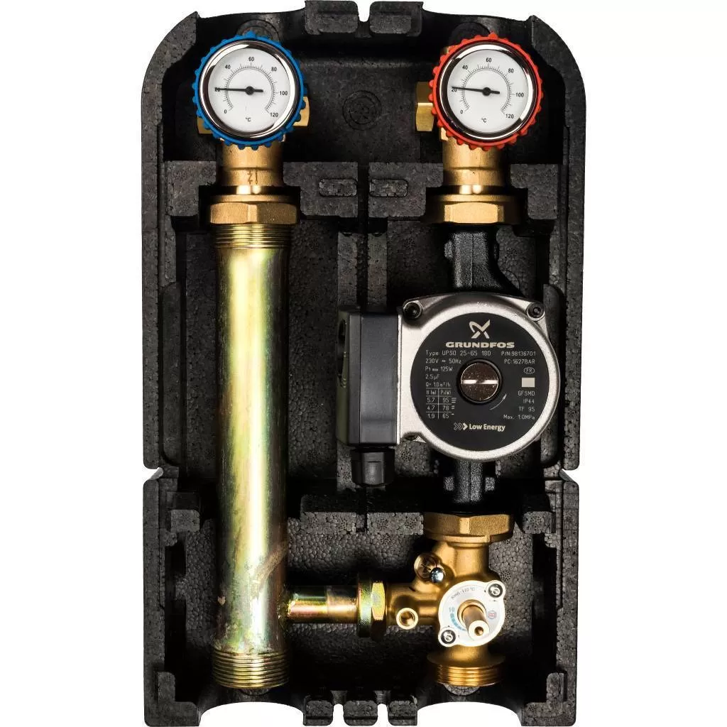 Насосная группа Stout SDG-0003 со смесителем 1" с насосом Grundfos UPSO 25-65 (SDG-0003-002502) Насосная группа Stout SDG-0003 со смесителем 1" с насосом Grundfos UPSO 25-65 (SDG-0003-002502)