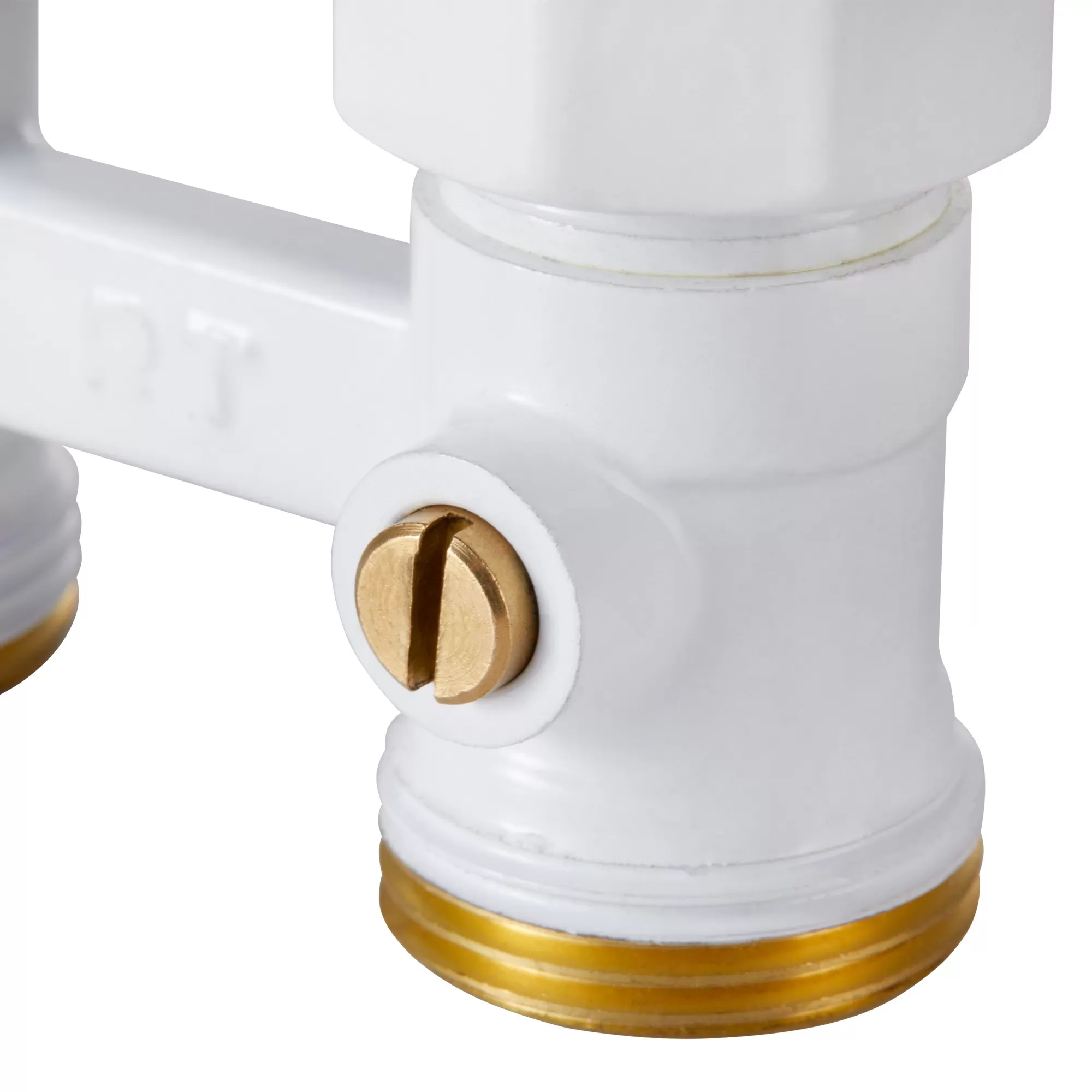 Узел нижнего подключения Royal Thermo прямой 1/2"х3/4" EK (белый)