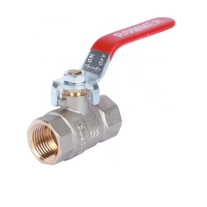Шаровый кран Rommer 3/4" с ручкой-рычагом, внутренняя резьба (RBV-0001-0110320) Шаровый кран Rommer 3/4" с ручкой-рычагом, внутренняя резьба (RBV-0001-0110320)
