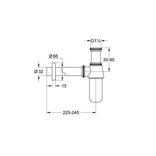 Сифон для раковины Grohe 28920000 Сифон для раковины Grohe 28920000