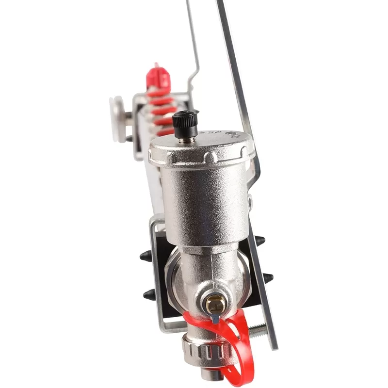 Коллектор Rommer 1"x3/4" на 9 контуров с запорными клапанами в сборе (нерж. сталь) (RMS-3210-000009) Коллектор Rommer 1"x3/4" на 9 контуров с запорными клапанами в сборе (нерж. сталь) (RMS-3210-000009)