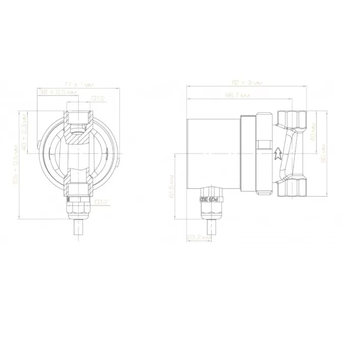 Циркуляционный насос Джилекс Циркуль 15/15 Premium, 0.005 кВт для ГВС (2400) Циркуляционный насос Джилекс Циркуль 15/15 Premium, 0.005 кВт для ГВС (2400)