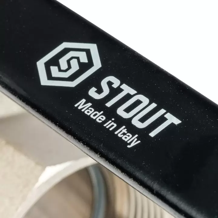 Кран шаровой STOUT полнопроходной, ВР/НР, ручка рычаг 1 1/2" (SVB-0003-000040)