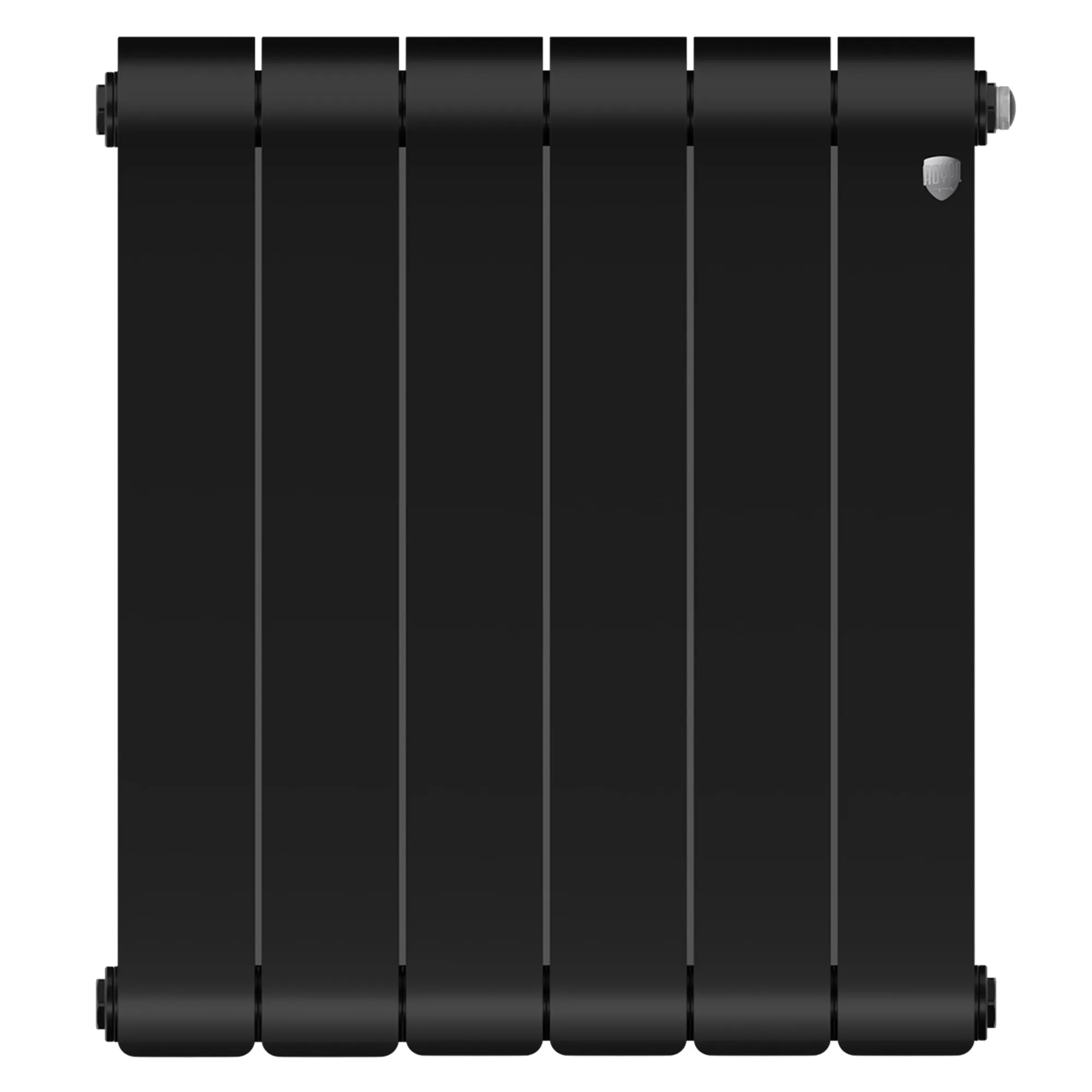 Радиатор биметаллический Royal Thermo Infinity 500 Noir Sable 6 секций, боковое подключение