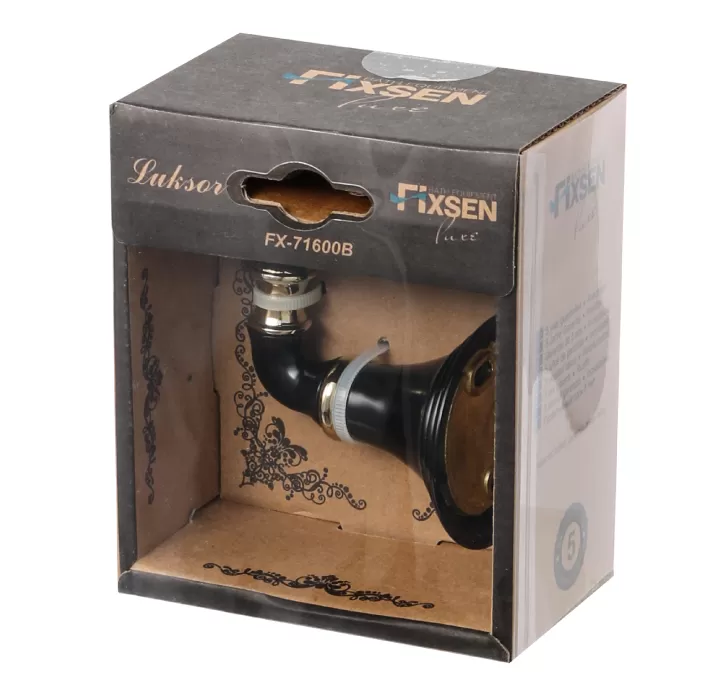 Крючок FIXSEN Luksor одинарный (FX-71605B) Крючок FIXSEN Luksor одинарный (FX-71605B)