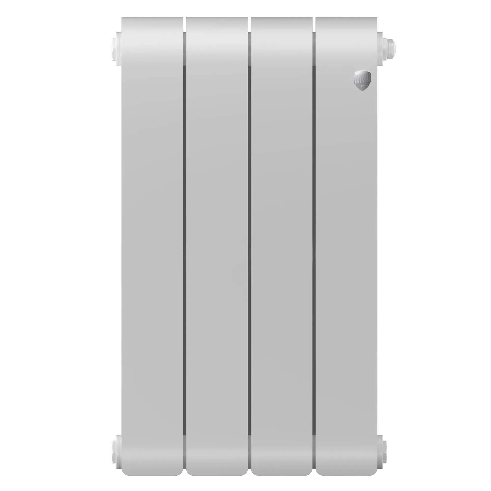 Радиатор биметаллический Royal Thermo Infinity 500 Bianco Traffico 4 секции, боковое подключение