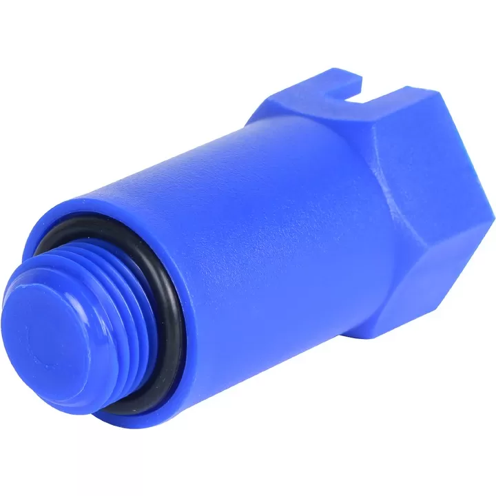 Пробка с наружной резьбой STOUT 1/2", синяя (SFA-0035-100012)