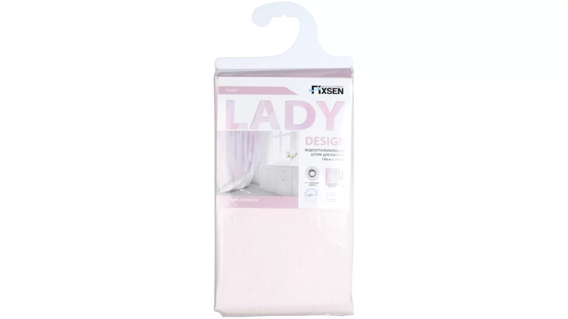 Штора для ванной Fixsen Lady (FX-2517)