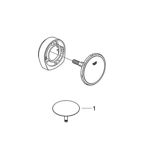 Накладная панель Grohe Talentofill 19952000 Накладная панель Grohe Talentofill 19952000