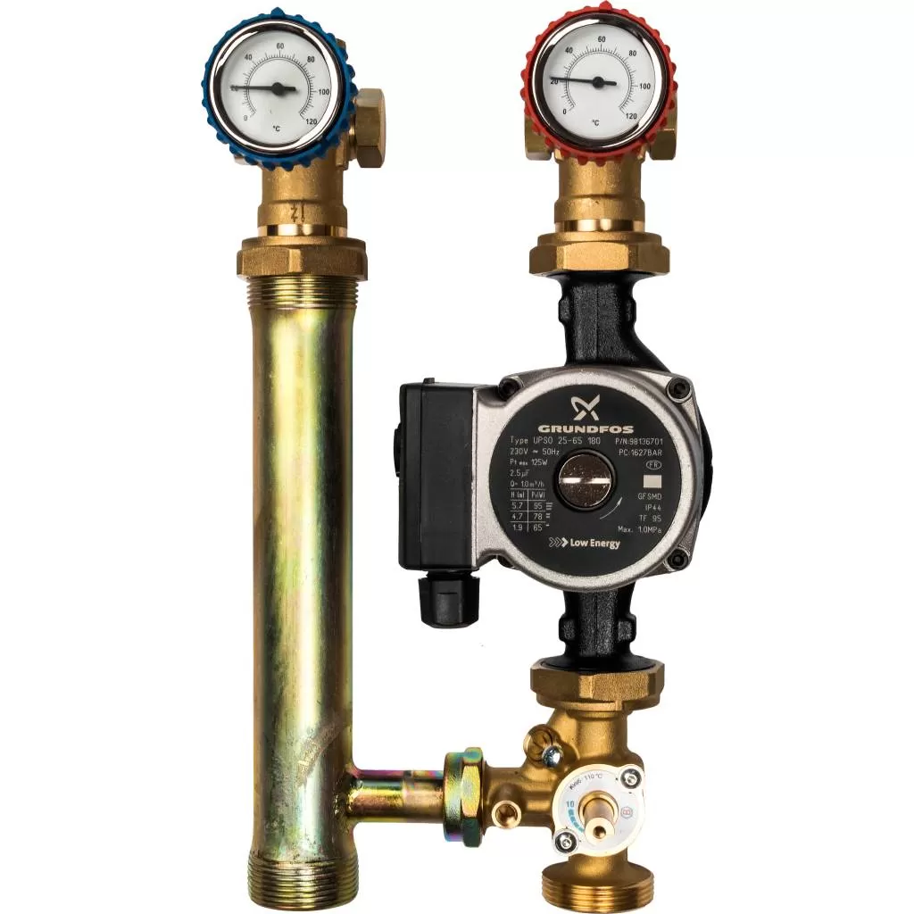Насосная группа Stout SDG-0003 со смесителем 1" с насосом Grundfos UPSO 25-65 (SDG-0003-002502) Насосная группа Stout SDG-0003 со смесителем 1" с насосом Grundfos UPSO 25-65 (SDG-0003-002502)