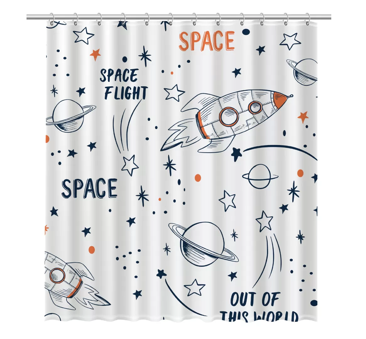 Штора для ванной Fixsen Design Space (FX-2508) Штора для ванной Fixsen Design Space (FX-2508)
