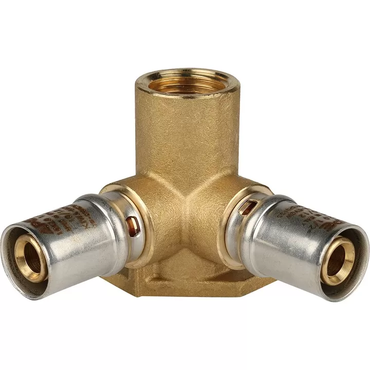 Тройник Stout настенный с креплением 1/2"x16 (SFP-0015-001216)