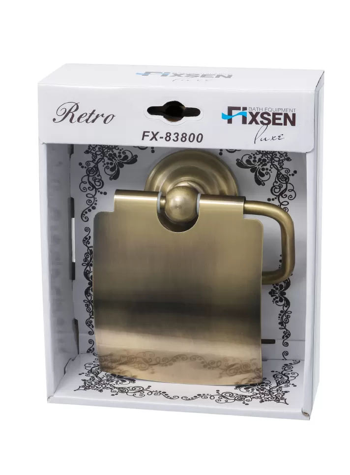 Бумагодержатель FIXSEN Retro с крышкой (FX-83810) Бумагодержатель FIXSEN Retro с крышкой (FX-83810)