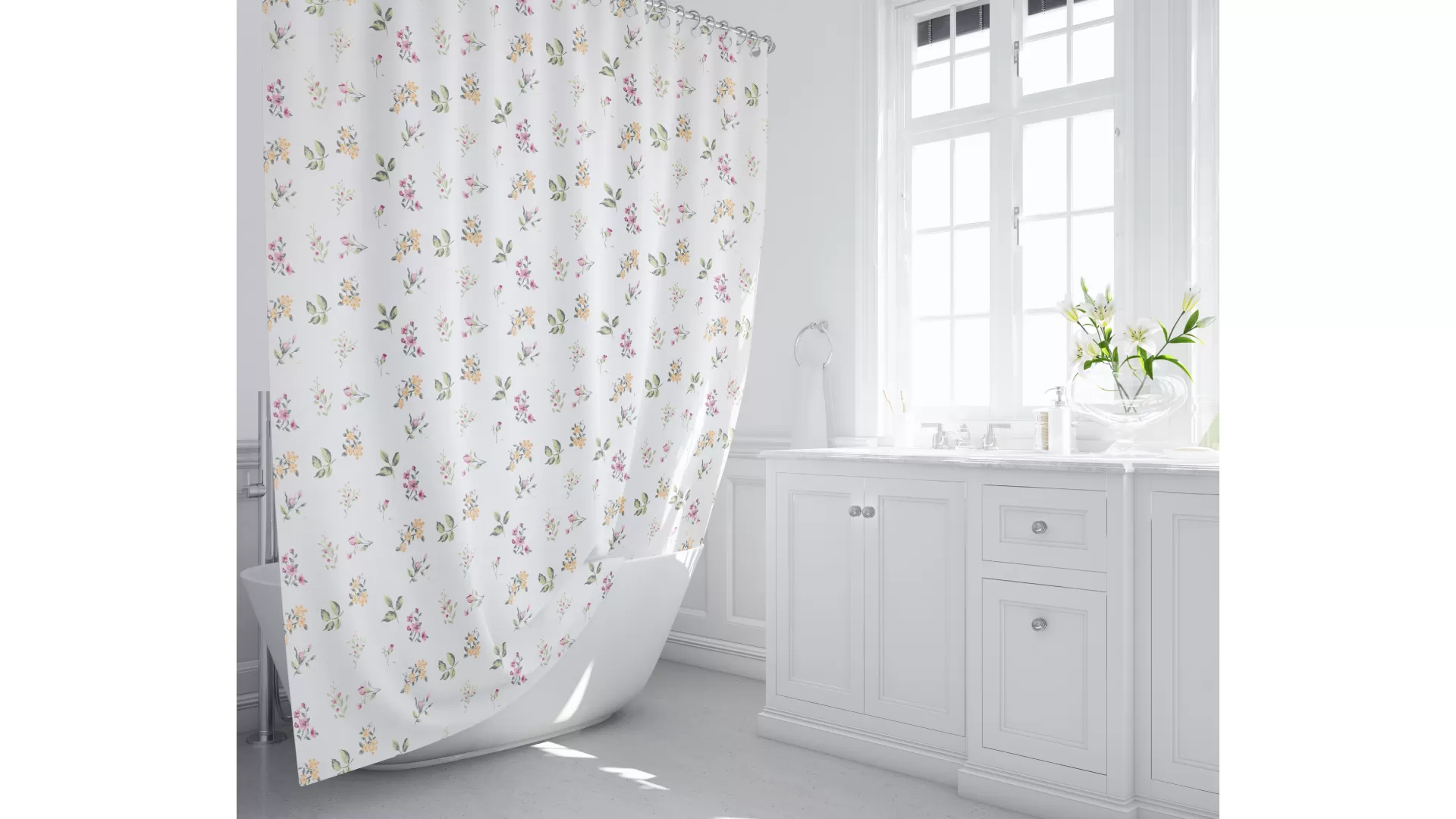 Штора для ванной Fixsen Design  Flora (FX-1507)