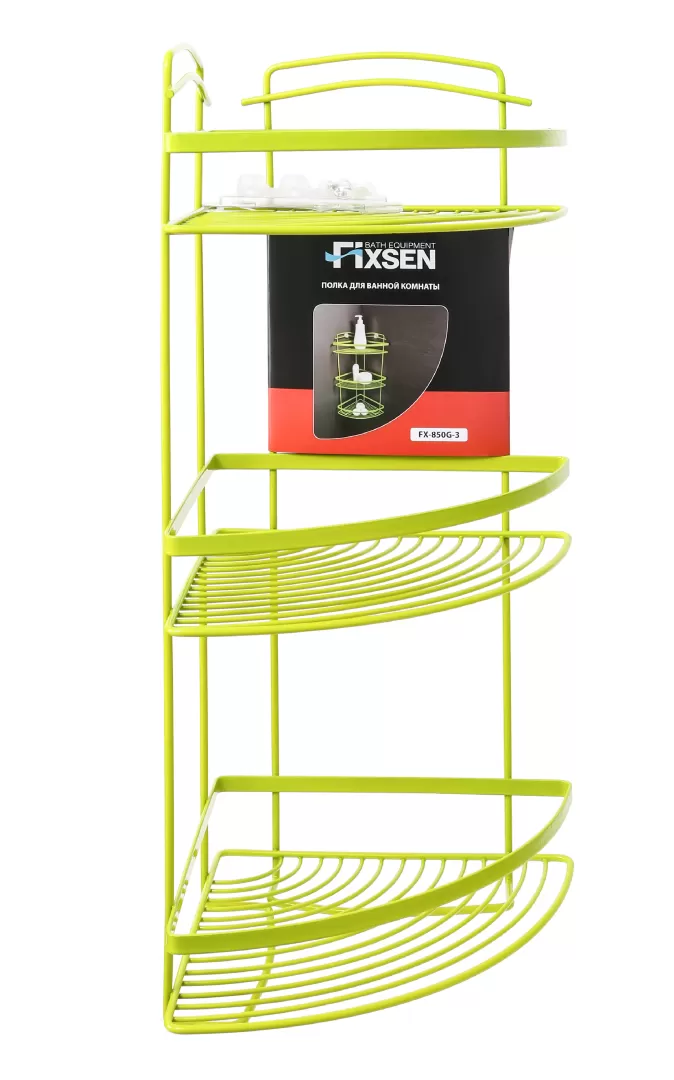 Полка FIXSEN угловая трехэтажная (FX-850G-3)