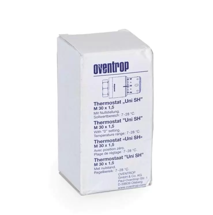 Термостатическая головка Oventrop  Uni SH хромированная M30x1,5 (1012069)