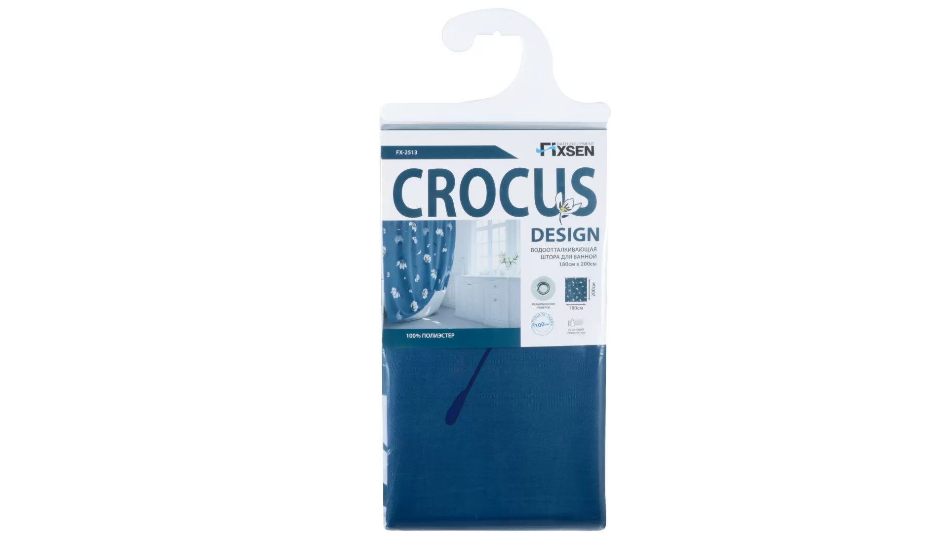 Штора для ванной Fixsen Crocus (FX-2513) Штора для ванной Fixsen Crocus (FX-2513)