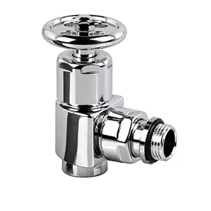 Вентиль SR Rubinetterie Prestige Minimal угловой (маховик) 1/2", цвет хром (0335-1500C000)