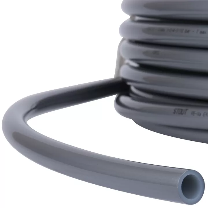 Труба Stout 20х2,8 PEX-a из сшитого полиэтилена с кислородным слоем, серая (бухта 100 м) (SPX-0001-002028)