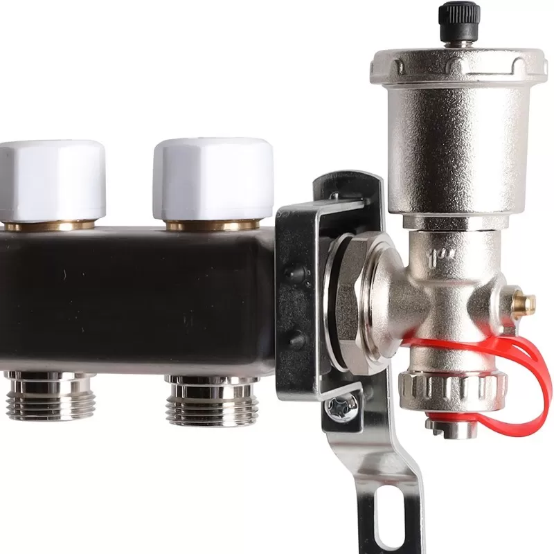 Коллектор Rommer 1"x3/4" на 11 контуров с расходомерами в сборе (нерж. сталь) (RMS-1210-000011) Коллектор Rommer 1"x3/4" на 11 контуров с расходомерами в сборе (нерж. сталь) (RMS-1210-000011)
