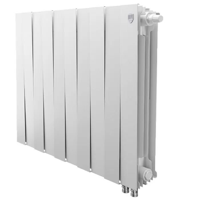 Биметаллический радиатор Royal Thermo PianoForte 500 Bianco Traffico VDR 10 секций, с нижним подключением