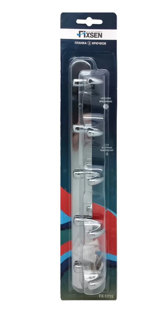 Планка FIXSEN 5 крючков (FX-1715) Планка FIXSEN 5 крючков (FX-1715)