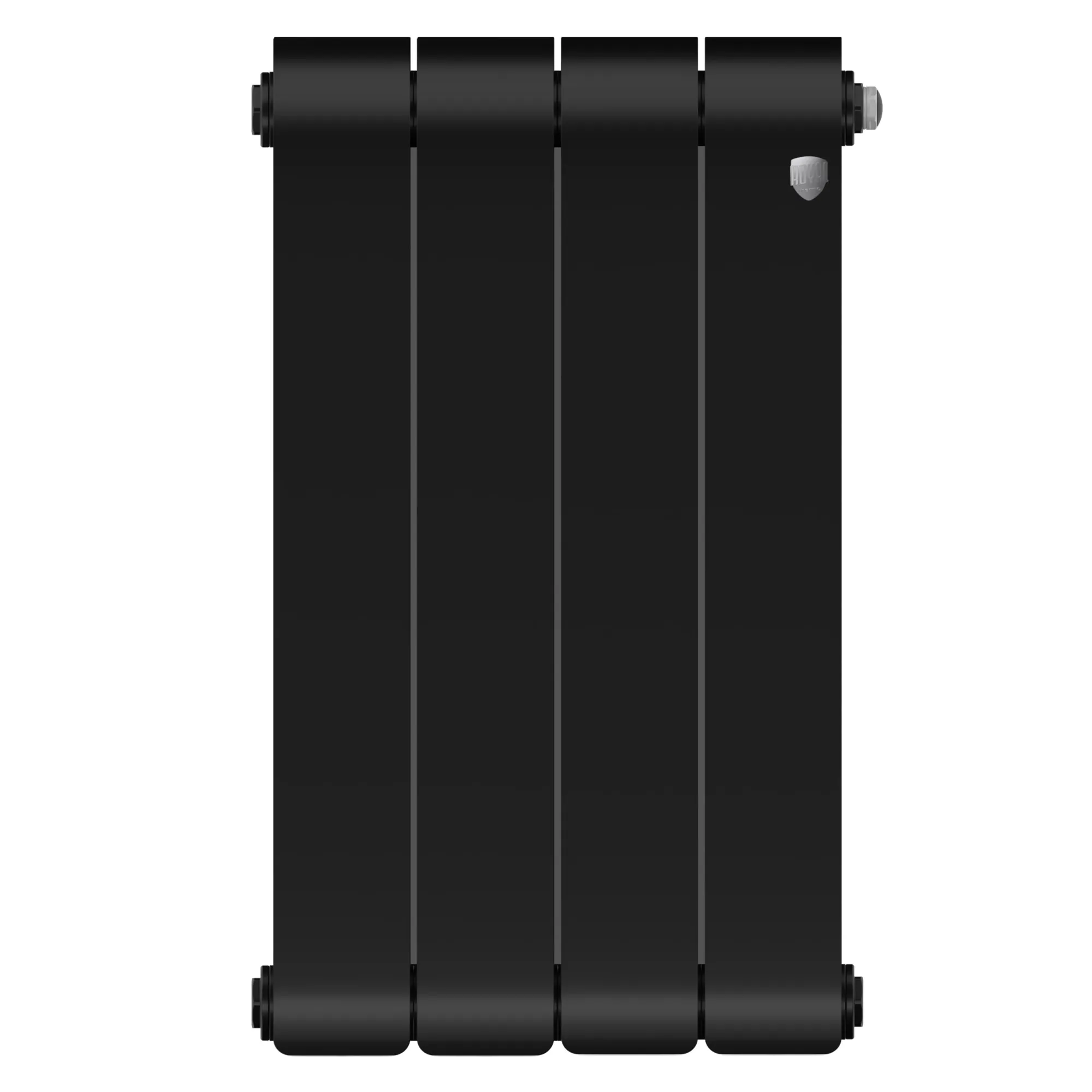 Радиатор биметаллический Royal Thermo Infinity 500 Noir Sable 4 секции, боковое подключение