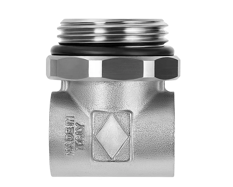 Тройник для коллектора Hoobs, 1"нр. x 1/2"вр x 1/2"вр, с прокладкой.