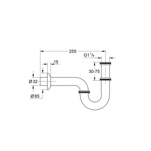 Сифон для раковины Grohe 28947000 Сифон для раковины Grohe 28947000