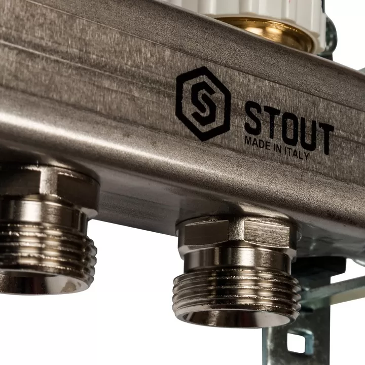 Коллектор Stout из нержавеющей стали с расходомерами 3 выхода (арт. SMS 0917 000003) Коллектор Stout из нержавеющей стали с расходомерами 3 выхода (арт. SMS 0917 000003)