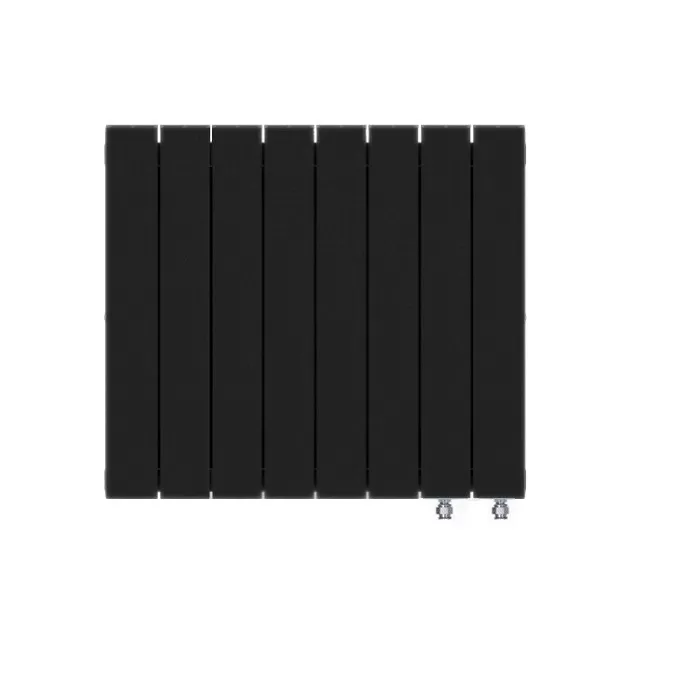 Биметаллический радиатор Rifar Supremo Ventil 500/8 секций с правым нижним подключением (VR), антрацит
