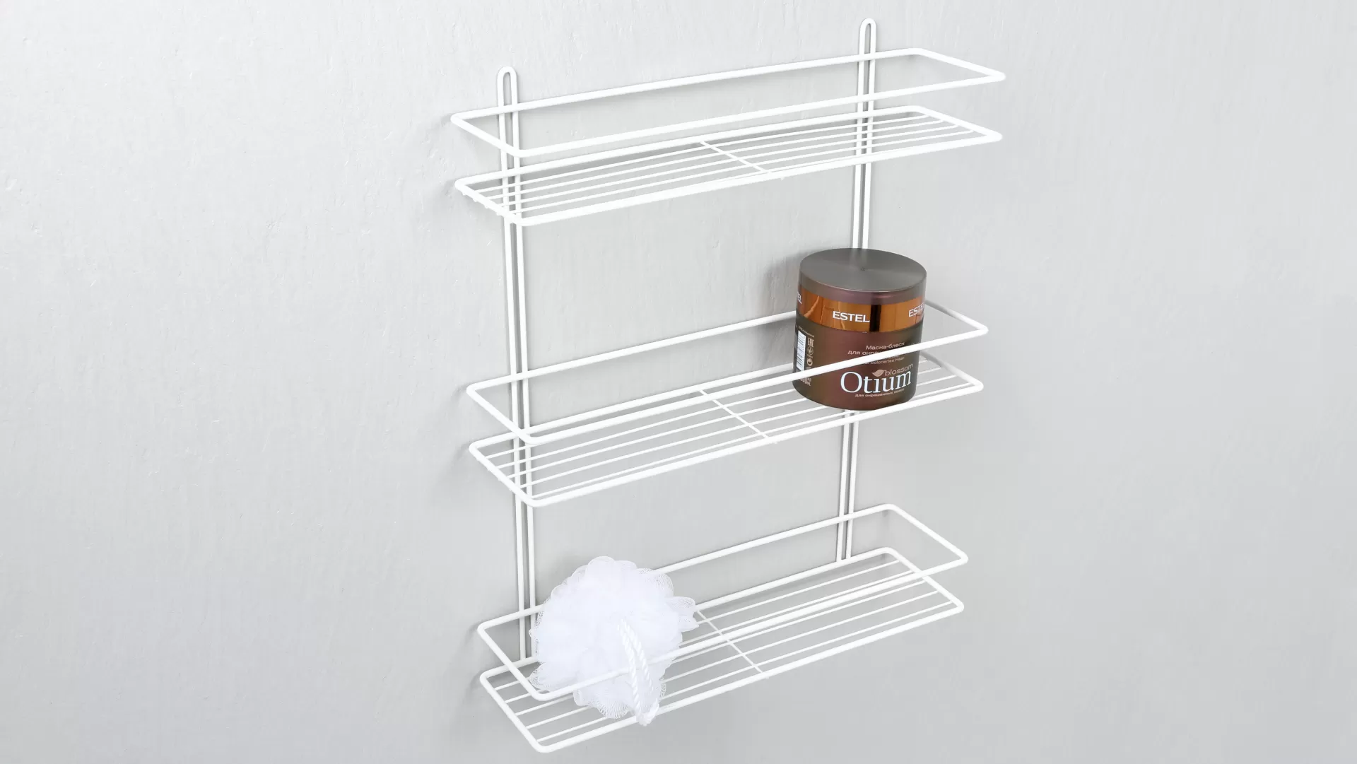 Полка тройная Fixsen белая (FX-730W-3) Полка тройная Fixsen белая (FX-730W-3)