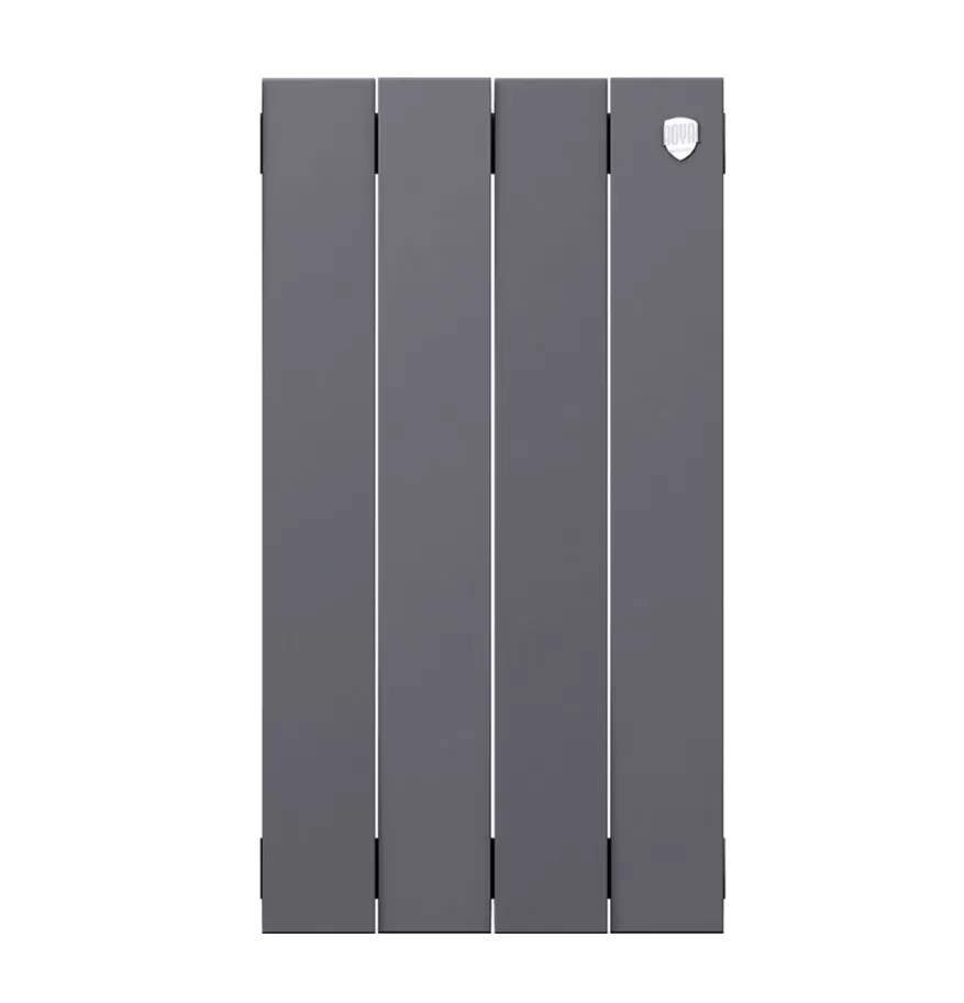 Радиатор биметаллический Royal Thermo PianoForte Satin Silver 500 12 секций, боковое подключение