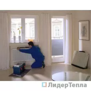 Монтаж радиаторов отопления стандартный