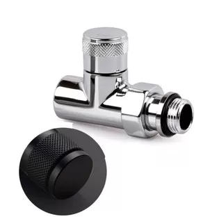 Запорный клапан прямой SR Rubinetterie Tondera 1/2", чёрный (0672-1500VC0S) Запорный клапан прямой SR Rubinetterie Tondera 1/2", чёрный (0672-1500VC0S)