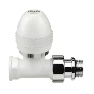 Вентиль SR Rubinetterie Ovus прямой  1/2", цвет белый (0436-1500VC0A)