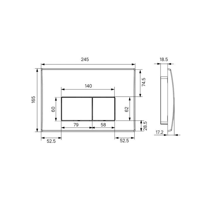 Комплект 2 в 1: инсталляция и клавиша смыва Iddis Optima Home (OPH00MBi32K (клавиша OPH10B0i77)) Комплект 2 в 1: инсталляция и клавиша смыва Iddis Optima Home (OPH00MBi32K (клавиша OPH10B0i77))