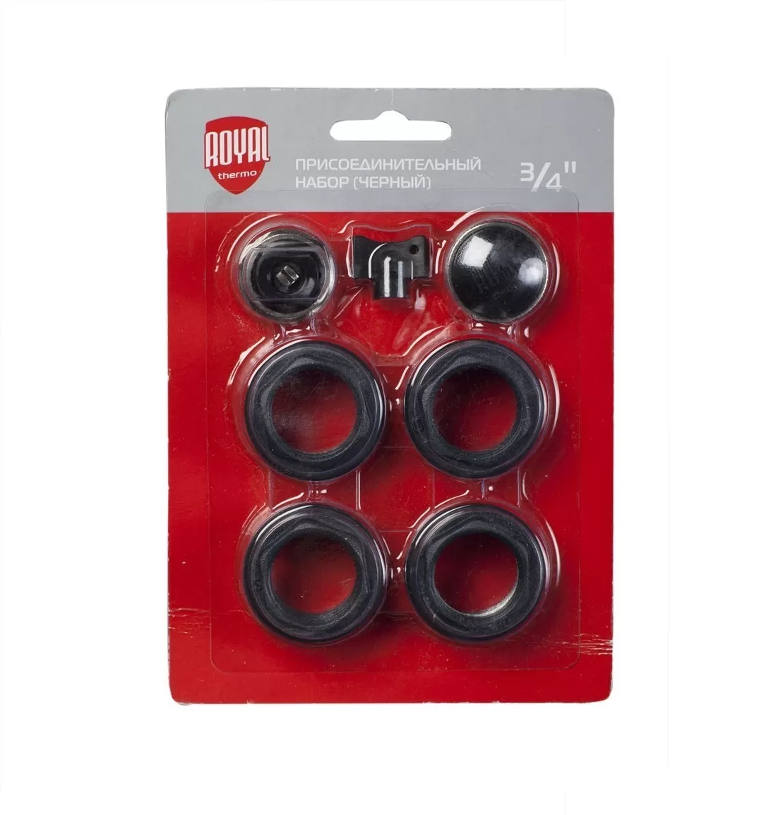 Монтажный комплект Royal Thermo 3/4" для радиаторов черный (НС-1156777)