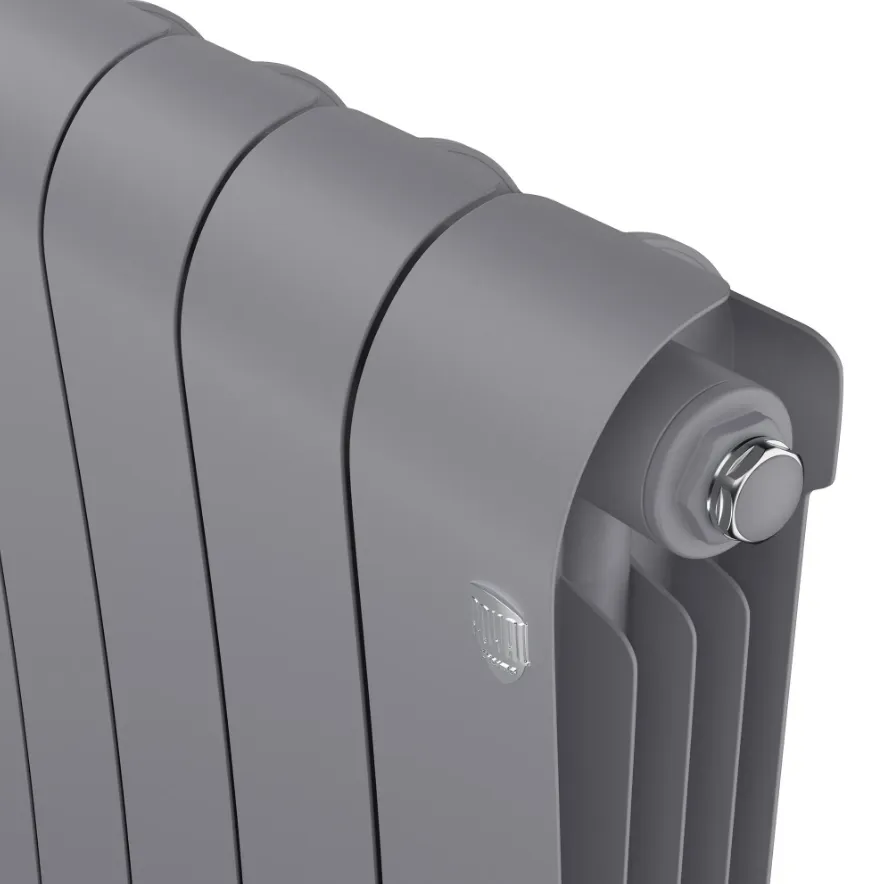 Радиатор биметаллический Royal Thermo Infinity 300 Silver Satin VR80 14 секций, нижнее подключение Радиатор биметаллический Royal Thermo Infinity 300 Silver Satin VR80 14 секций, нижнее подключение