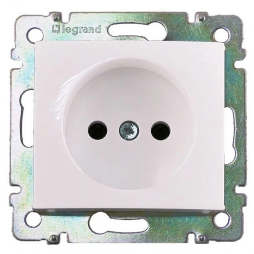 Розетка Legrand Valena без заземления одноместная белая Розетка Legrand Valena без заземления одноместная белая