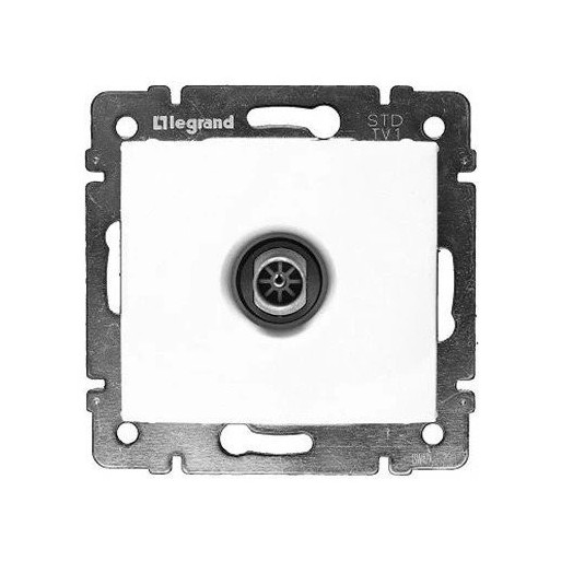 TV-розетка Legrand Valena оконечная белая TV-розетка Legrand Valena оконечная белая