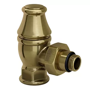 Запорный клапан SR Rubinetterie Liberty угловой 1/2"х3/4", цвет бронза (0323-2000Z000)