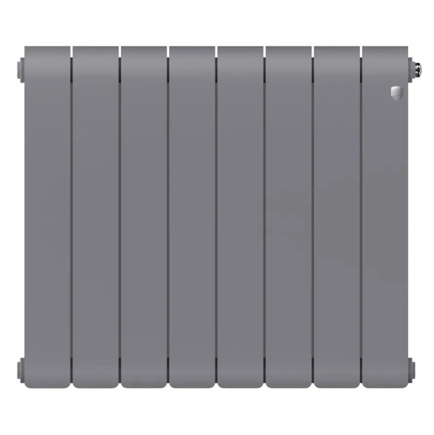 Радиатор биметаллический Royal Thermo Infinity 300 Silver Satin 8 секций, боковое подключение
