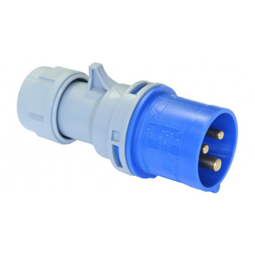 Вилка кабельная 3-контактная 32А 230В IP44